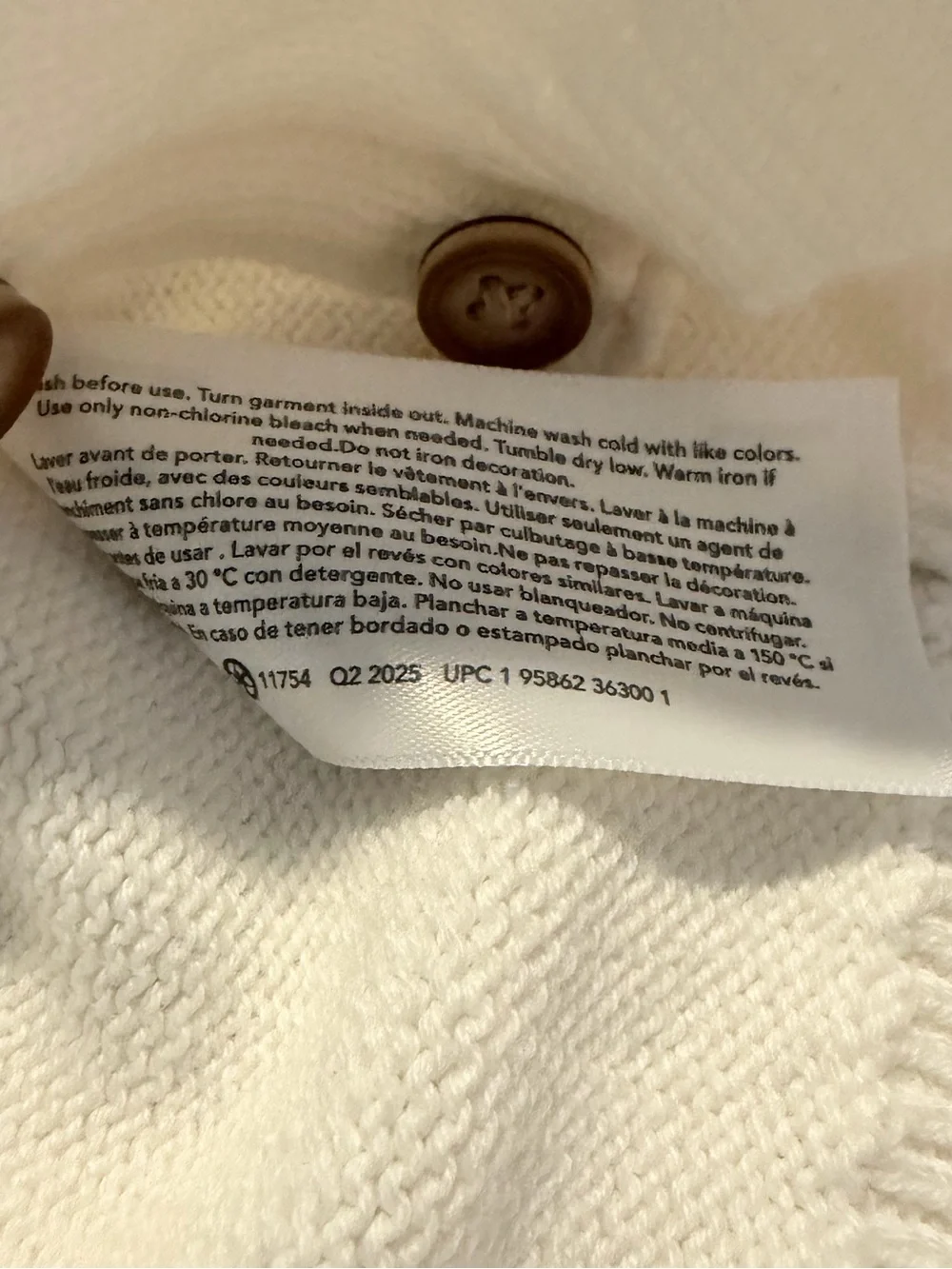 Carters Newbiorn Baby Hooded Cardigan w/ bear ears